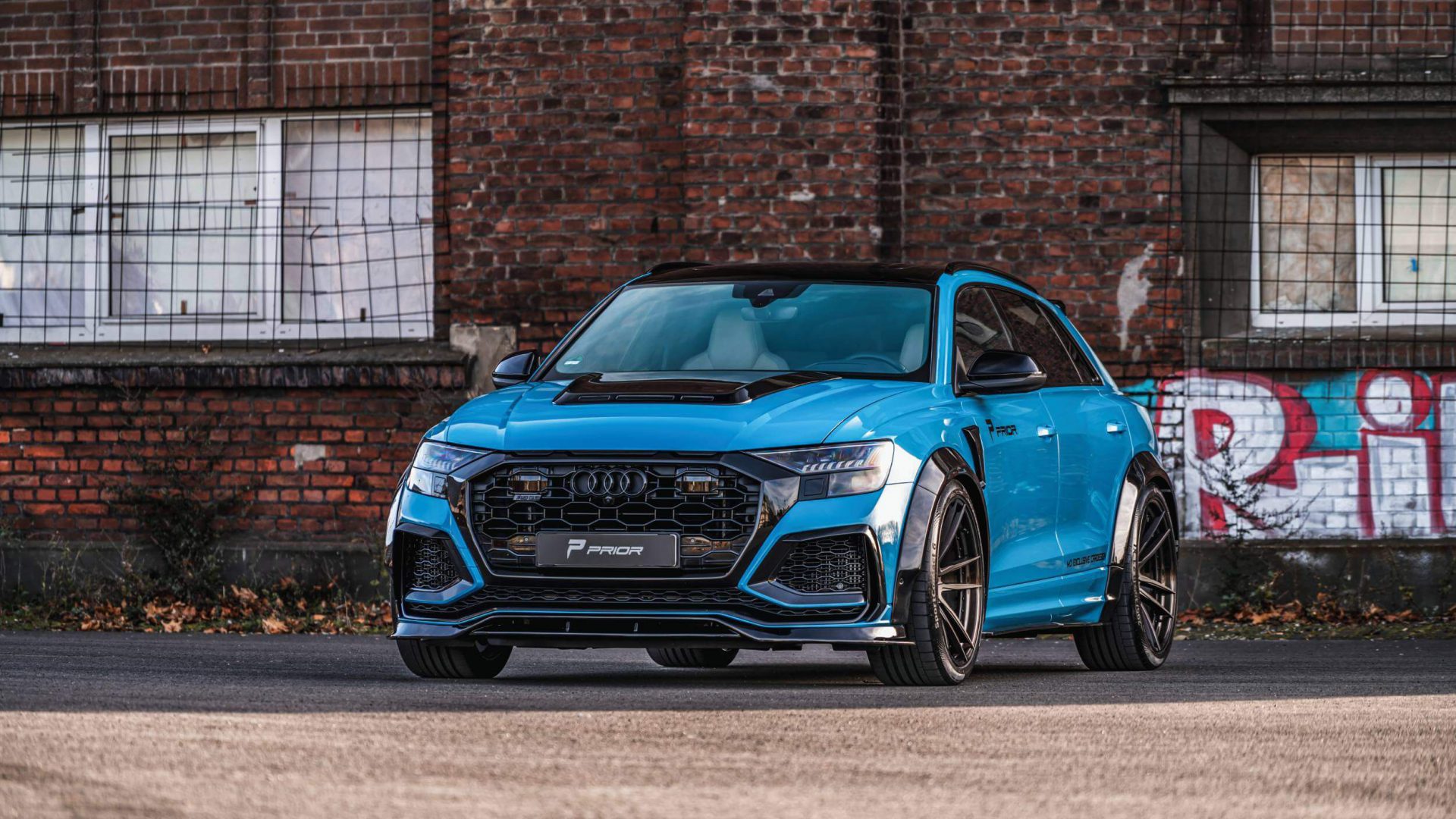 PD RS800 Finnen für Heckstoßstange für Audi RS Q8 Prior Design