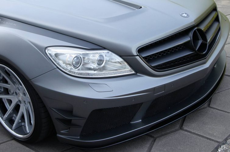PD Black Edition V2 Front Bumper + Front Lip Spoiler for Mercedes CL C216 Facelift