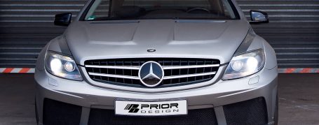 PD Black Edition V2 Frontstoßstange + Frontspoilerschwert für Mercedes CL C216