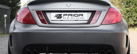 PD Black Edition V2 Rear Bumper + Diffusor for Mercedes CL C216 Facelift