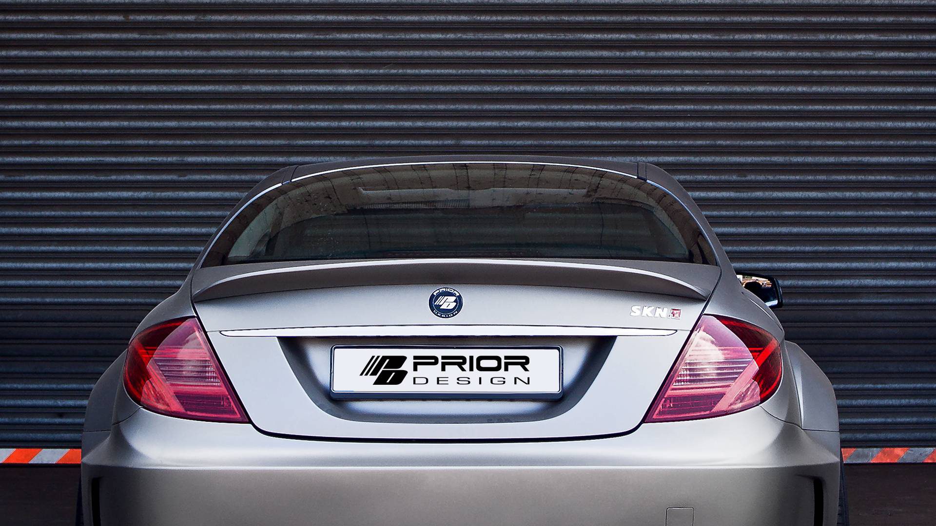 PD Black Edition V2 Rear Trunk Spoiler for Mercedes CL C216