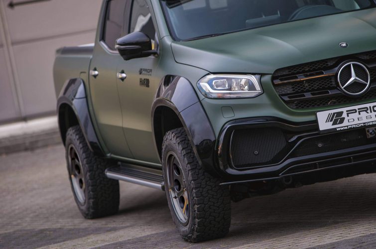 PD550WB Front and Rear Widenings for Mercedes X-Class