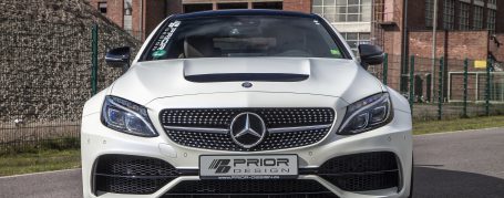 PD65CC Widebody Front Bumper incl. Front Spoiler for Mercedes C-Coupe C205