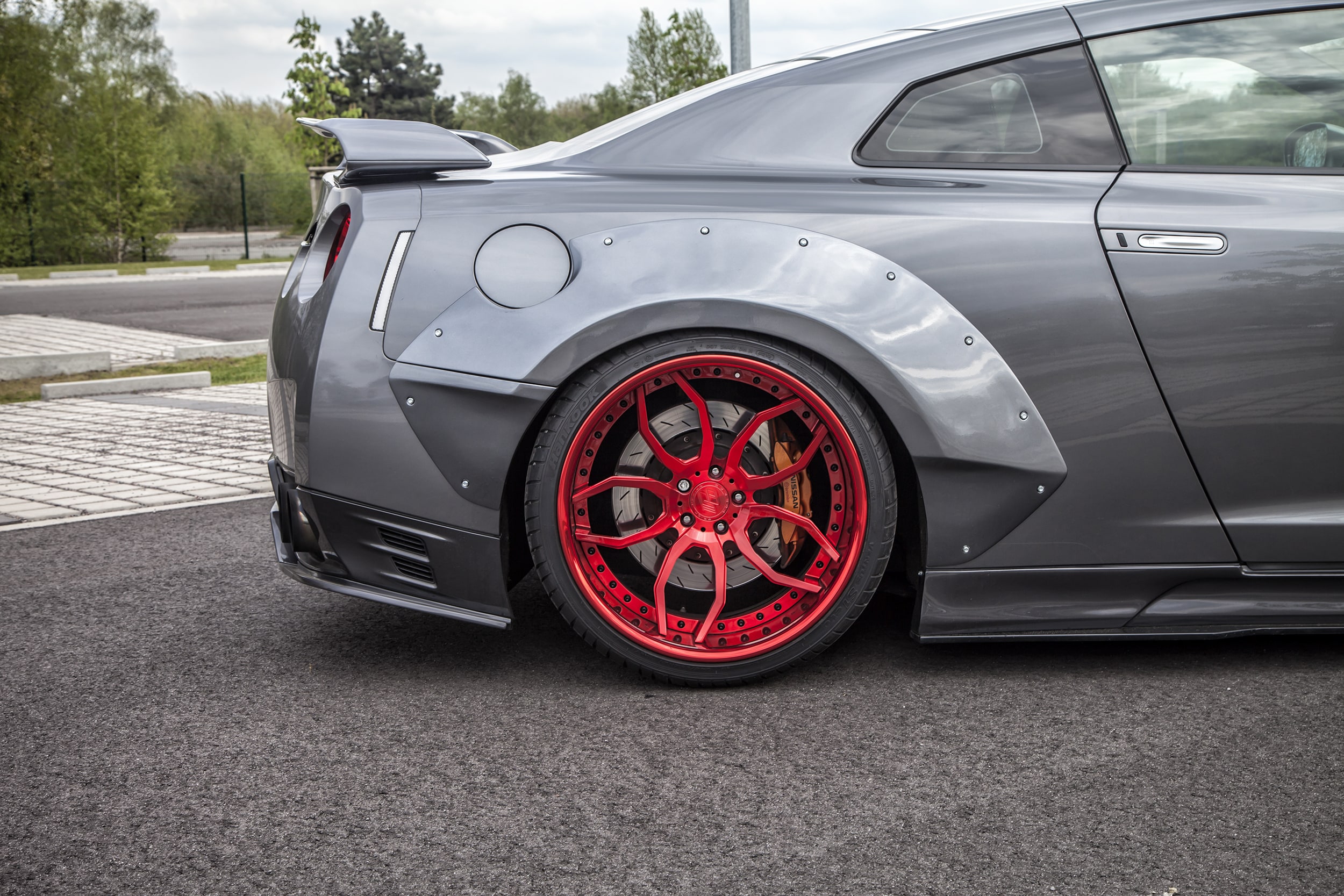 PD750 Widebody Rear Widenings for Nissan GT-R [R35]