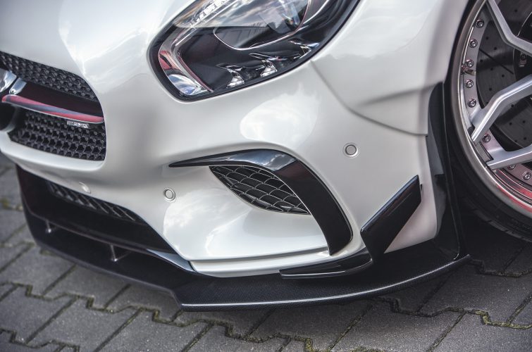 PD800GT Front Add-On Spoiler for Mercedes GT/GTS