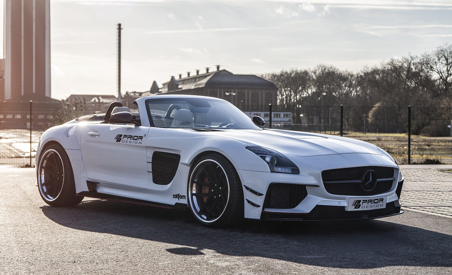 PD900GT Widebody Front Widenings for Mercedes SLS AMG Roadster [R197]