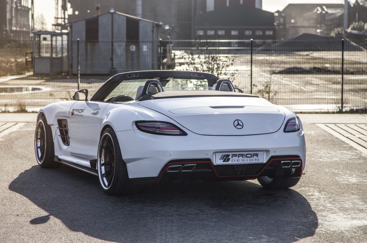 PD900GT Widebody Rear Widenings for Mercedes SLS AMG Roadster [R197]