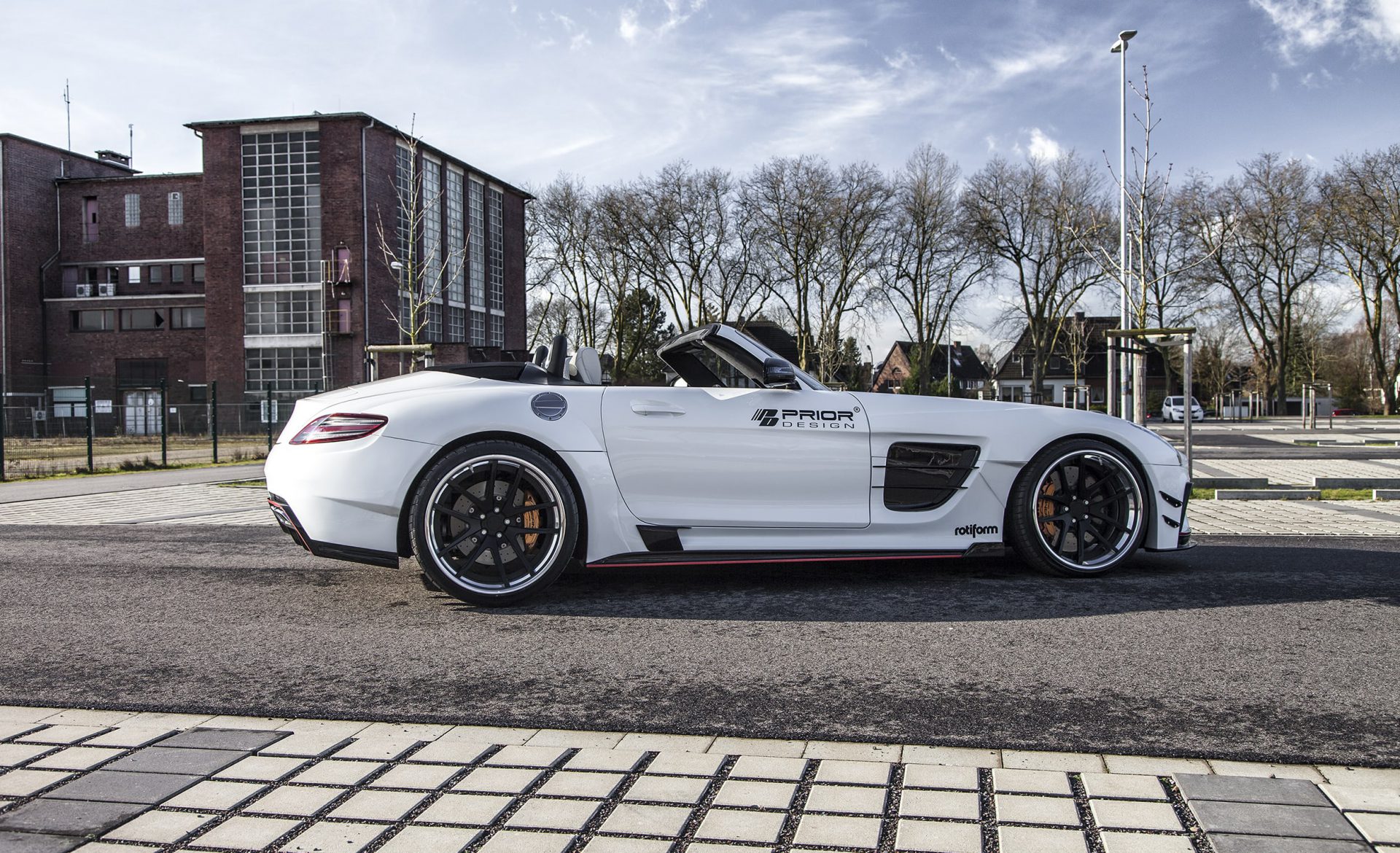 PD900GT Widebody Side Skirts for Mercedes SLS AMG Roadster [R197] 
