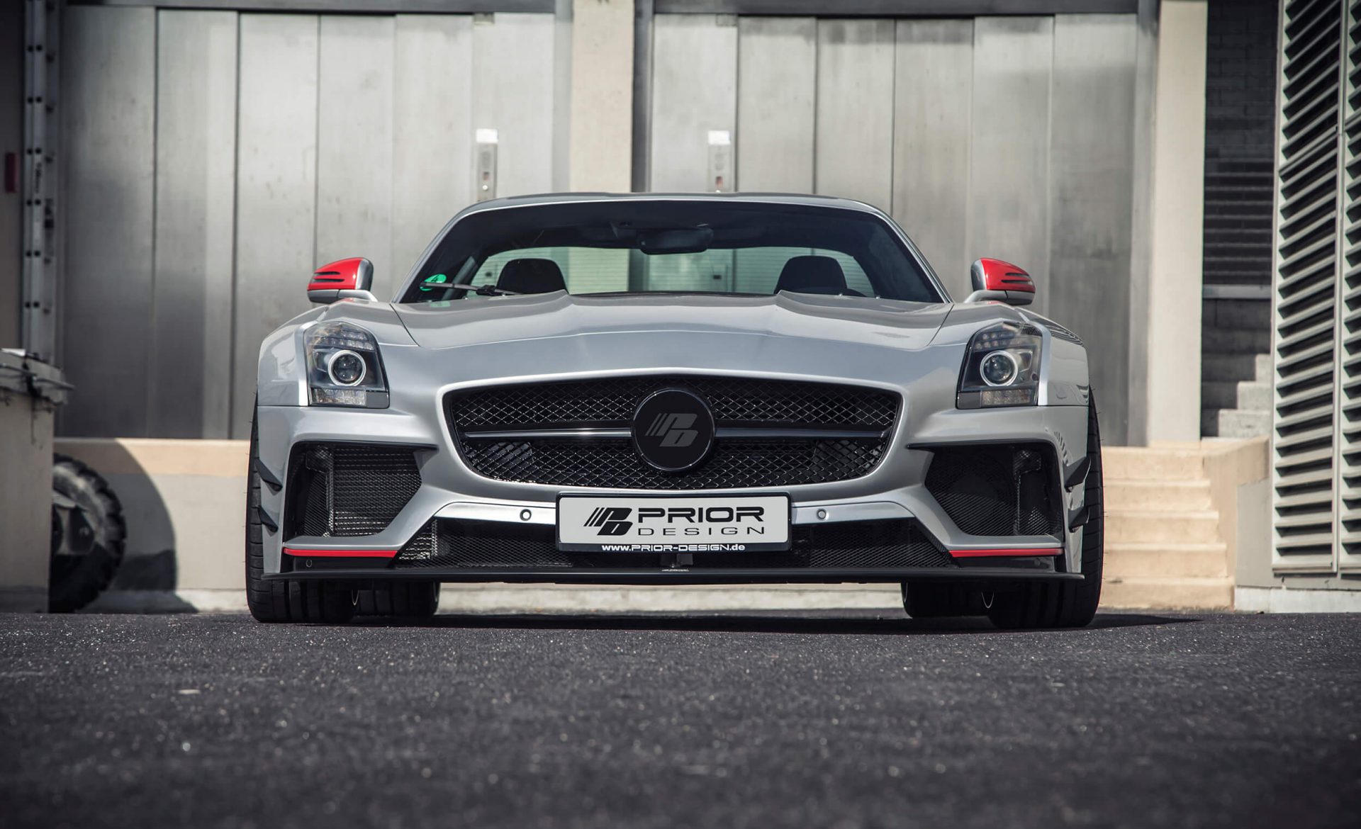 PD900GTWB Front Bumper incl. Cup Wings for Mercedes SLS AMG Coupé C197