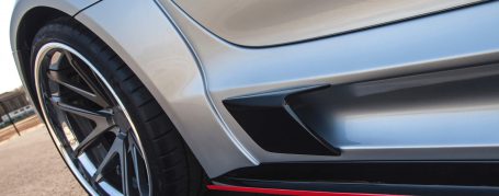 PD900GTWB Side Skirts Add-On Spoiler for Mercedes SLS AMG Coupé C197
