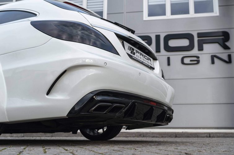 PDV4 Rear Bumper with Diffuser for Mercedes CLS X218 Shooting Brake