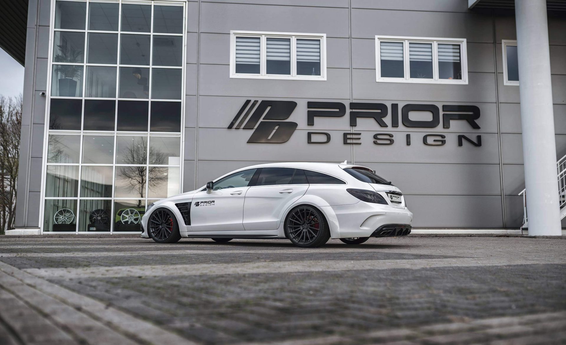 PDV4 Side Skirts with Side Skirts Lip for Mercedes CLS X218 Shooting Brake