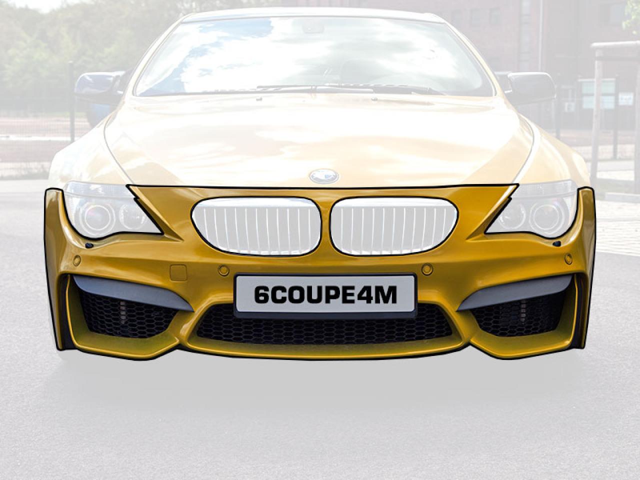 6COUPE4M Front Bumper for BMW 6-Series E63/E64