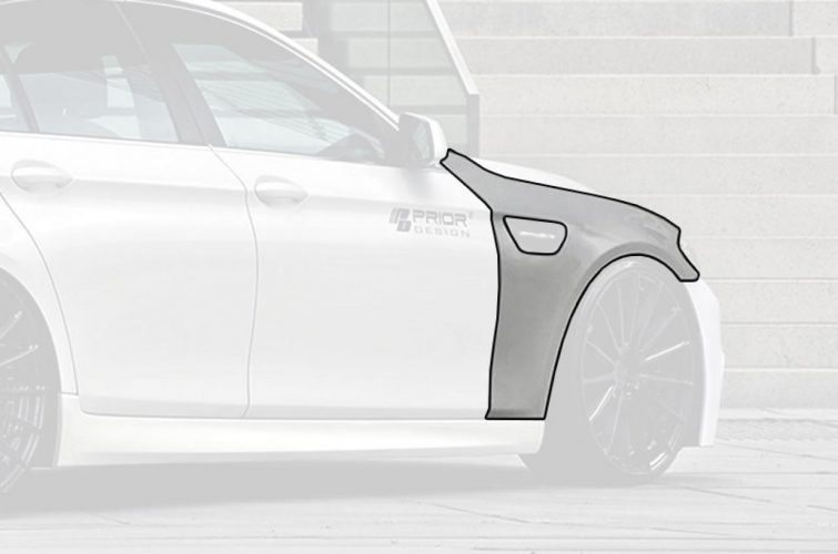PD55X Frontkotflügel für BMW 5'er F10/F11 Limousine & Touring