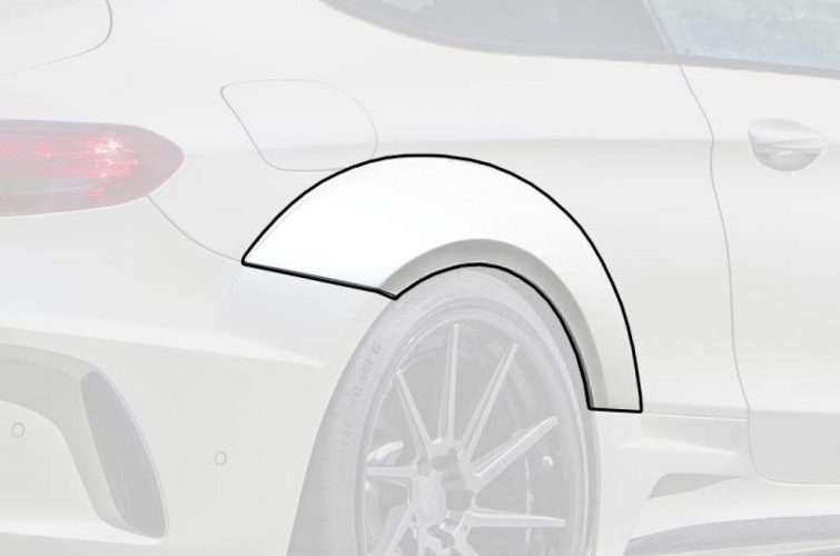 PD65CC Widebody Rear Widenings for Mercedes C-Coupé C205