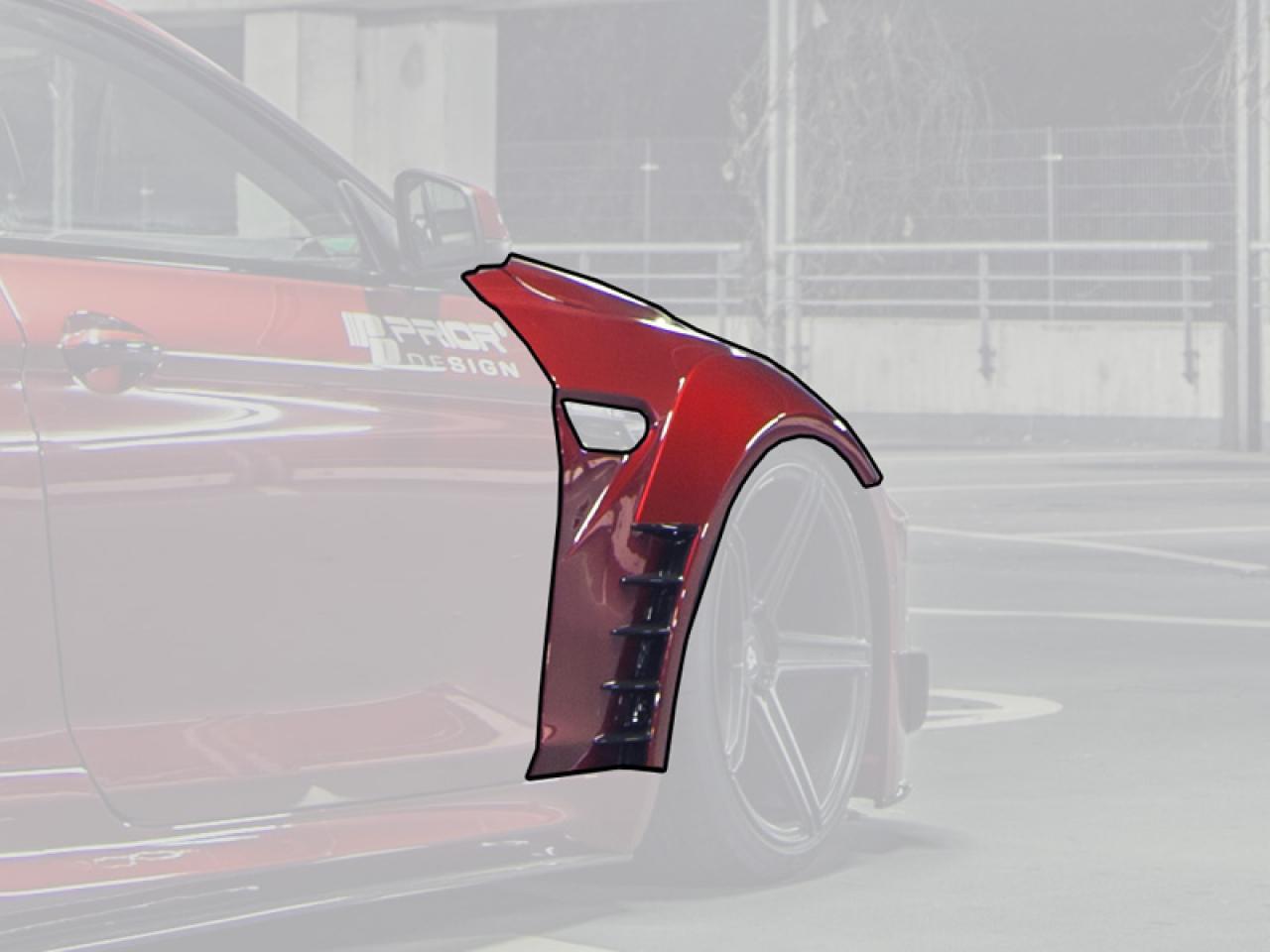 PD6XX WB Front Fenders for BMW 6-Series F12/F13/M6