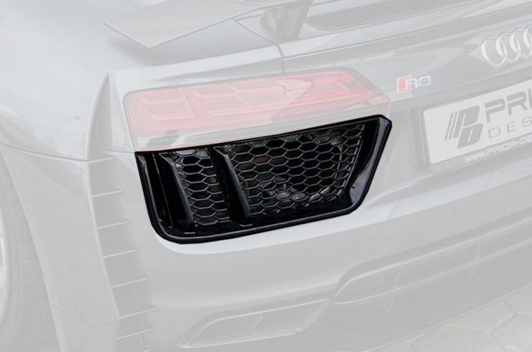 PD800WB Rear Bumper Vents Inserts for Audi R8 4S Coupe/Spyder [2015+]