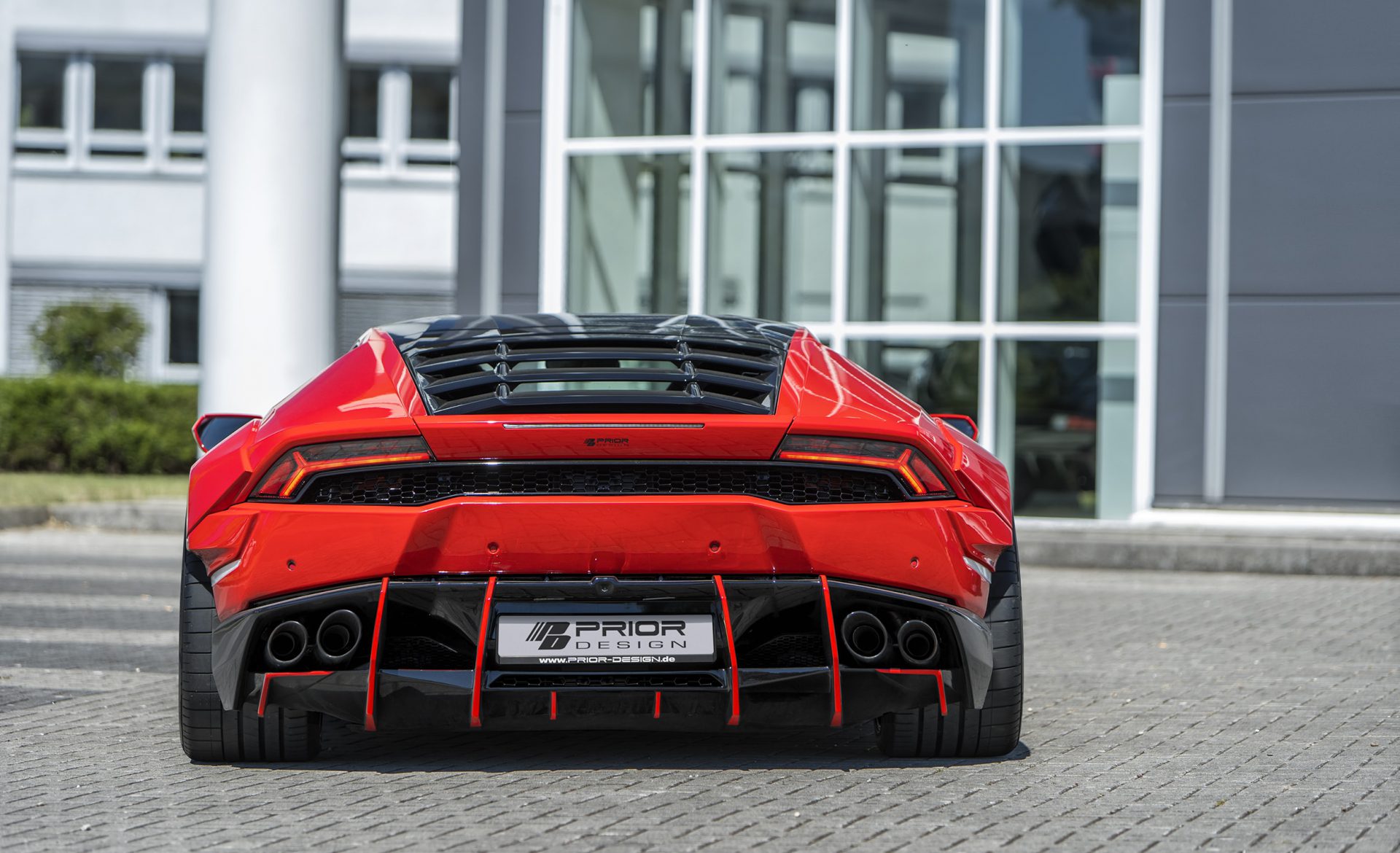 PDLP610 Rear Bumper incl. Diffuser for Lamborghini Huracán