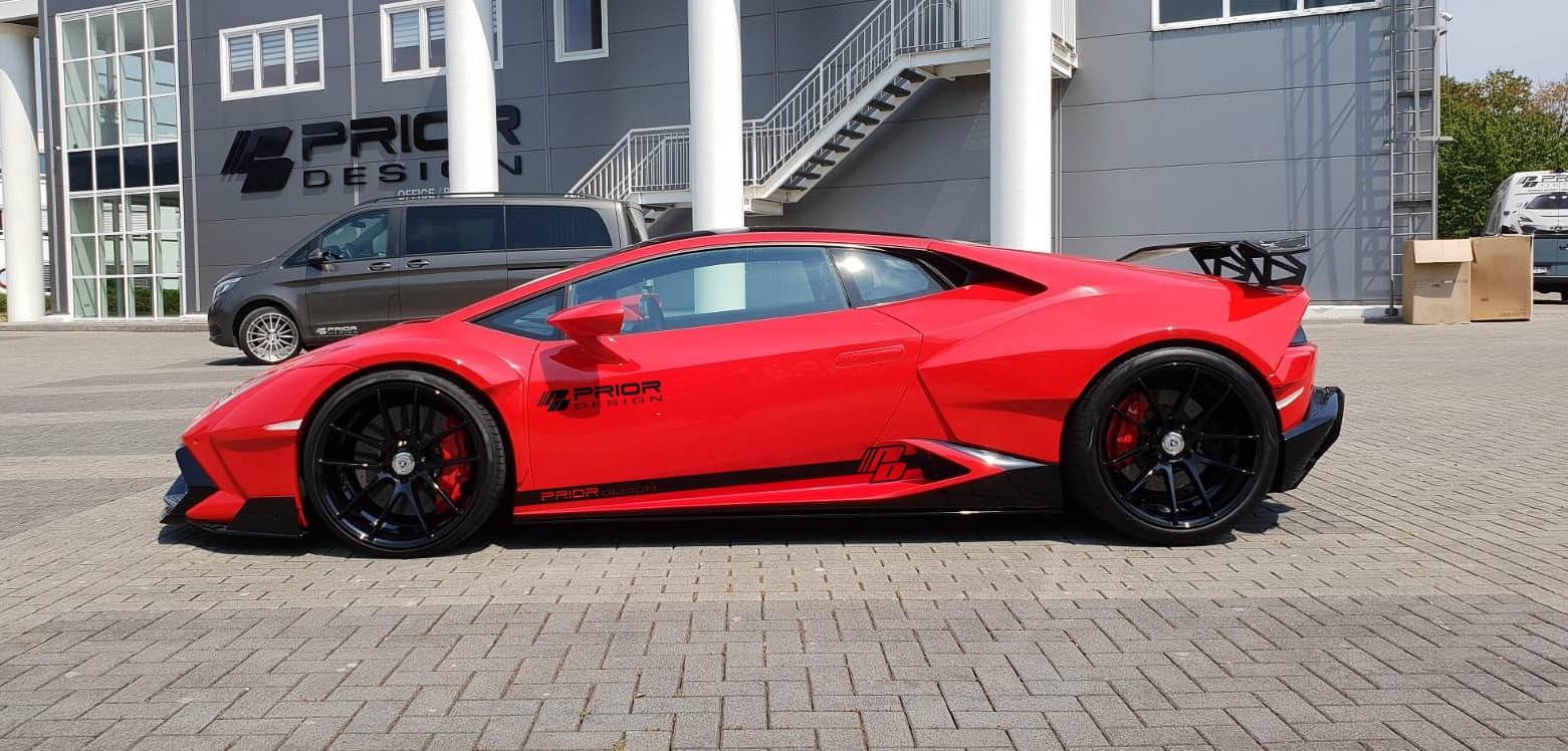 PDLP610 Side Skirts Add-On Spoiler for Lamborghini Huracán