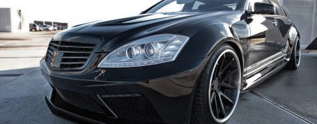 PD Black Edition V2 Front Spoiler Lip for Mercedes S-Class W221