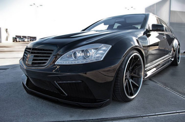PD Black Edition V2 Front Spoiler Lip for Mercedes S-Class W221