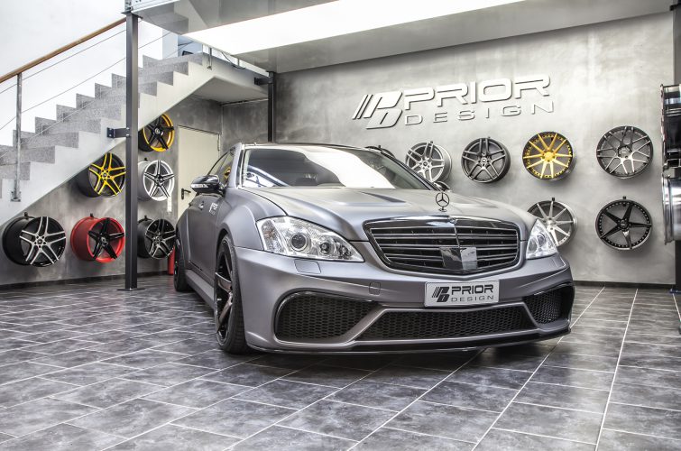 PD Black Edition V3 Front Spoiler Lip for Mercedes S-Class W221