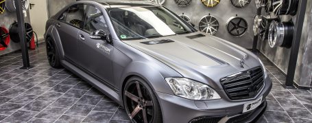 PD Black Edition V3 Widebody Heckverbreiterung für Mercedes S-Klasse W221